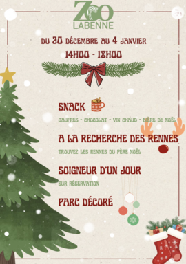 Noël au Zoo de Labenne