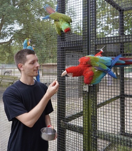 Ludivine & Valentin de Bascomania au Zoo de Labenne