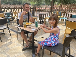 Eva et Laurent, 1ers visiteurs à se régaler